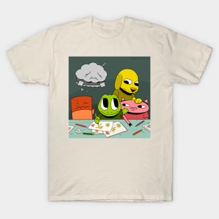 Frog Dog Log - Busy T-Shirt